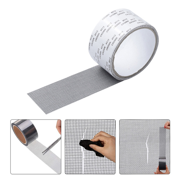 Anti-Insect Fly Bug Roll Tape Mosquito Door Window Net Repair Screen Patch Kit 