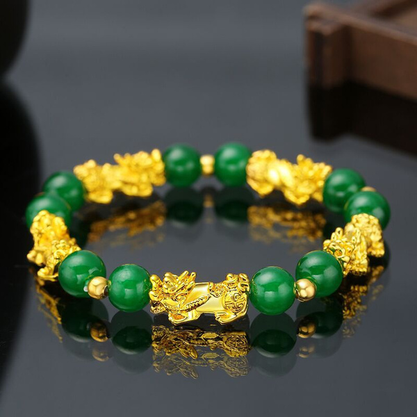 Jade Chinese Zodiac Rabbit Silver Beads Bracelets - IMALLURE – imallure