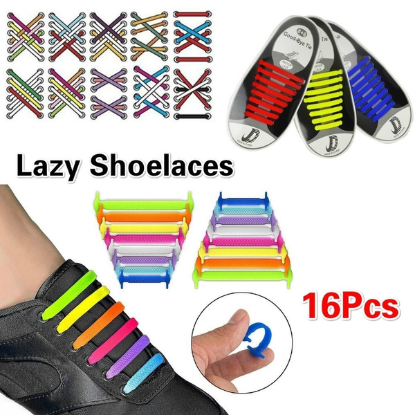 elastic silicone shoelaces