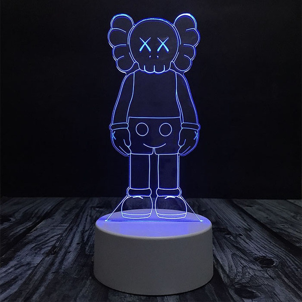 Fashion Kaws Toy RGB LED Flexible Color Changing Light 24 Key IR