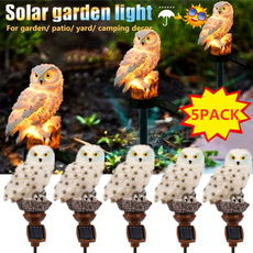 Owl, Lighting, led, Garden