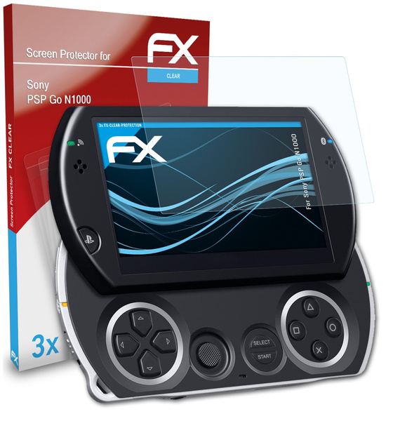 atFoliX 3x Screen Protector compatible with Sony PSP Go N1000