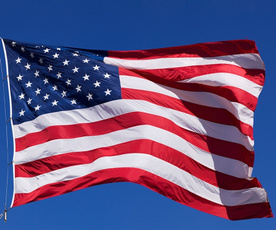 Polyester, Tank, Tops, USA flag