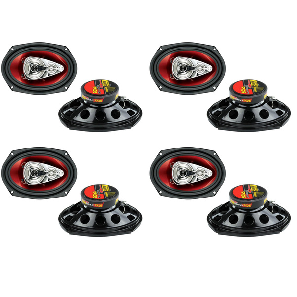 Pyle 6x9" 400W 4-Way Car Speakers – 130W RMS, Blue Design – Model PL6984BL – New In Box 12 thumbnail image