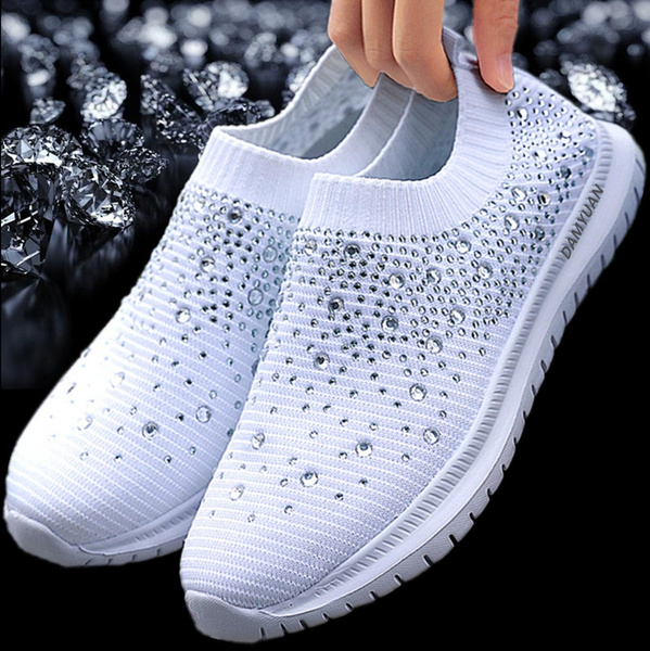 glitter gym shoes