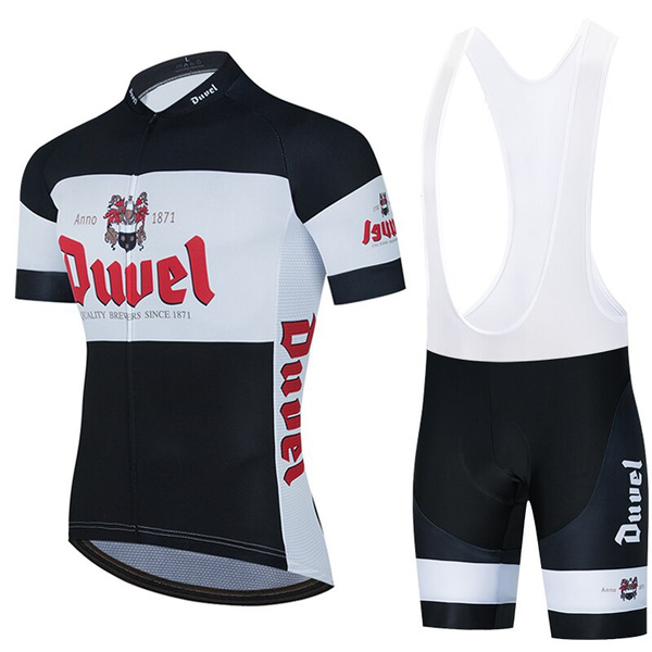 Black DUVEL beer Team Cycling Jersey Customized Road Mountain Race Top max  storm Cycling Clothing