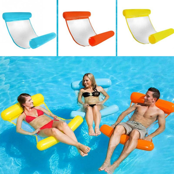 Inflatable Floating Water Hammock Float Pool Lounge Bed Swimming Chair SV 
