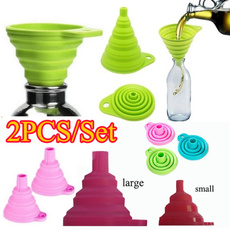 funnel, Silicone, Cooking, collapsiblestylefunnel