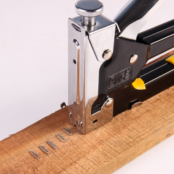 DELI Stapler Nail Gun Staple Heavy Duty Furniture Tool for Wood Stainl –  AOOKMIYA