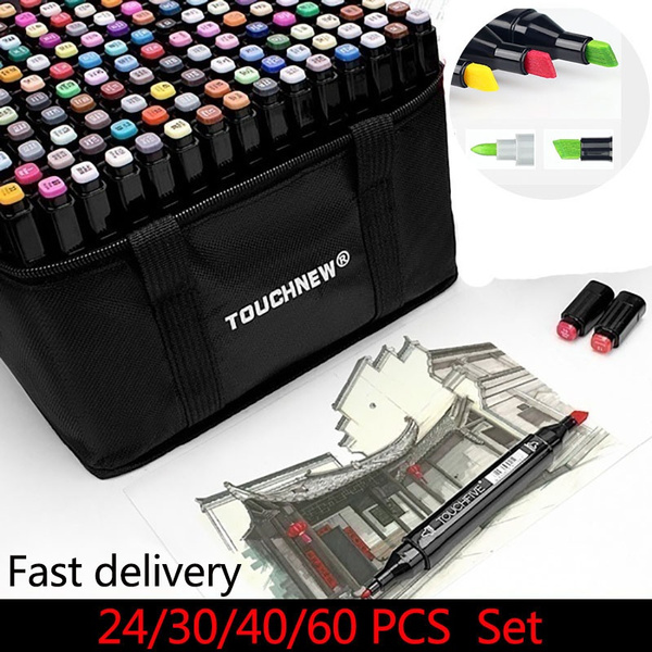 Wholesale 24120 Alcohol Marker Colors Single Art Brush Pens With Dual Head  For Sketching, Manga Drawing And More Assorted Colors Supplies For Artists  230627 From Kai10, $26.8