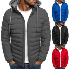 hooded, Winter, pufferjacket, cottonpaddedjacket