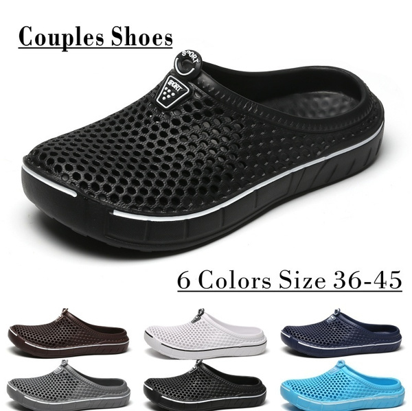 Unisex Couples Beach Shoes Hollow Out Breathable Slippers Outdoorindoor Sandals Wish 