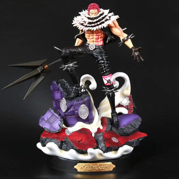 37cm Anime One Piece Katakuri Gk Statue Figurine Charlotte Katakuri Pvc Figure Model Toys Doll Wish