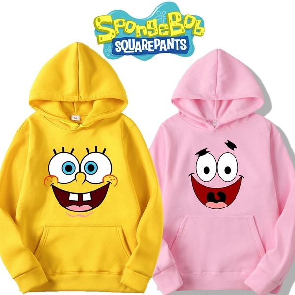 New Arrival Spongebob and Patrick Star Squarepants Printed Hoodies Cozy Tops Pullovers