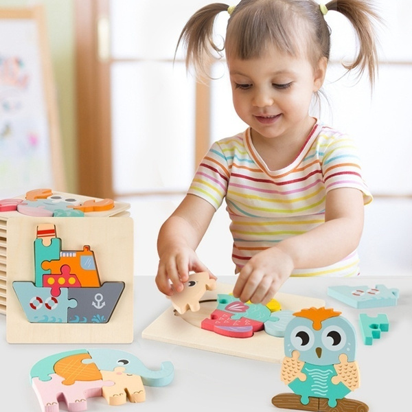 wooden puzzle toys for toddlers