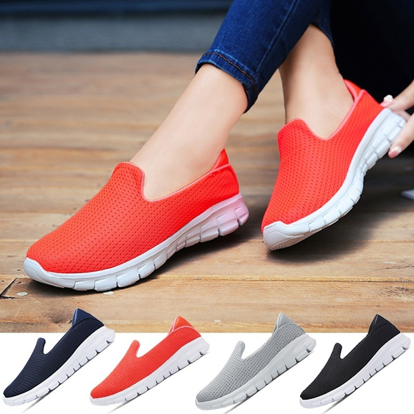 Women's Slip On Shoes Athletic Sneakers Lightweight Comfortable Walking Casual 