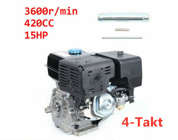 4-Takt 9KW Benzinmotor 15 PS Standmotor Kartmotor Industriemotor Motor 420CC OHV 