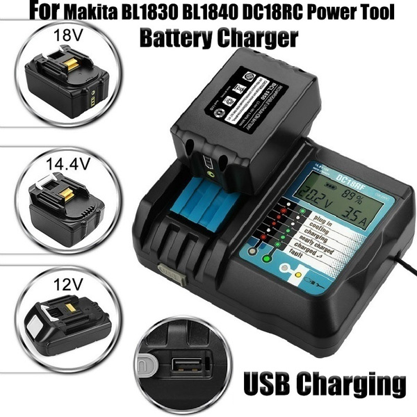 Lcd Disaplay Dc18rf Li Ion Battery Charger 14 4v 18v Current Indicator Usb Charging Current For Makita Dc18rf Bl10 Bl1815 Bl1430 Dc14sa Wish Lcd Disaplay Dc18rf Li Ion Battery Charger 14 4v 18v Current Indicator Usb Charging Current For Makita Dc18rf Bl10 Bl1815 Bl1430 Dc14sa Wish