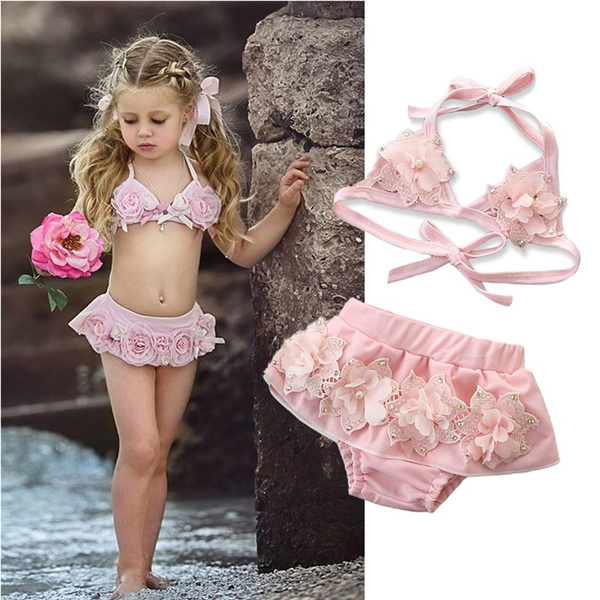 Baby pink best sale bathing suit