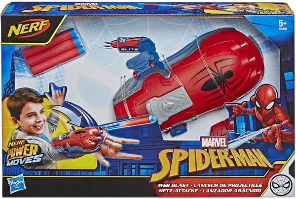 nerf power spider man