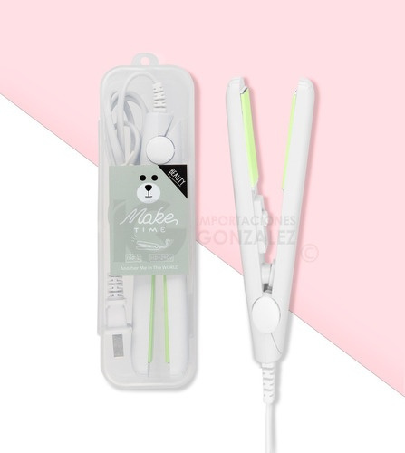 Plancha Para Cabello Mini Alisadora De Bolsillo Con Estuche | Wish