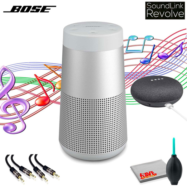 Bose SoundLink Revolve Bluetooth Speaker (Lux Gray) with Google