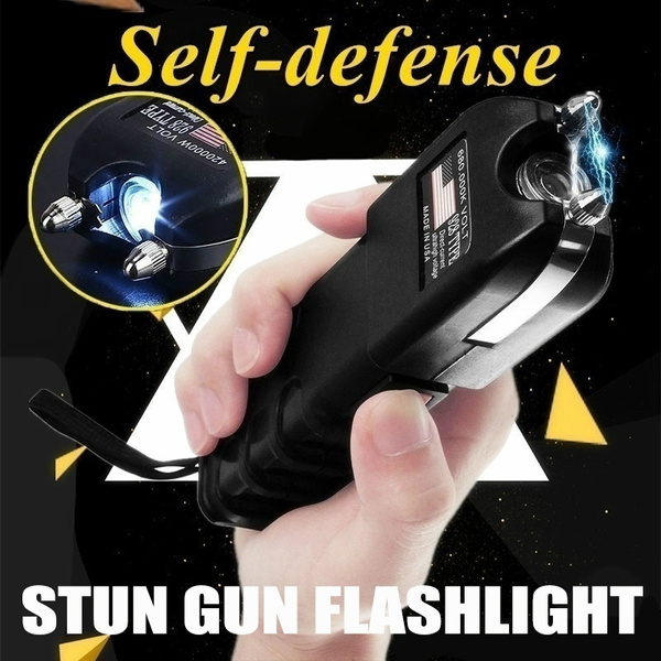 Stun with LED Flashlight for Women and Men SelfDefense Defend Yourself