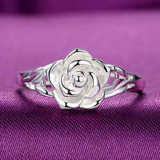Flowers, Jewelry, Rose, Engagement