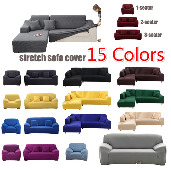 15 Styles 1 2 3 Seater Easy Fit Fashion Recliner Sofa Covers All Inclusive Anti Slip Cover Universal Stretch Soft Couch Slipcovers Home Indoor Furniture Wish - Three Seater Recliner Sofa Covers