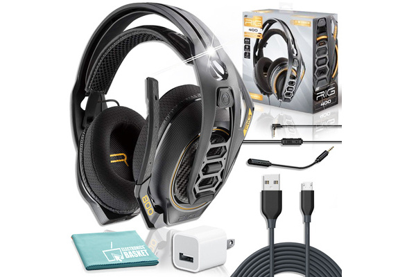 Plantronics RIG 400 PRO Gaming Headset Charger Bundle Wish