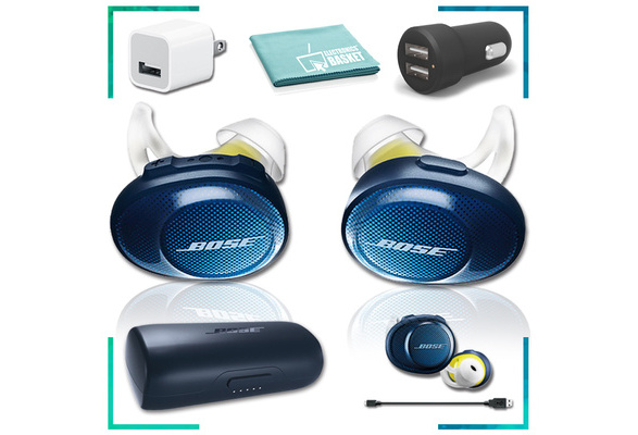 Bose SoundSport Free Wireless In-Ear Headphones (Navy/Citron