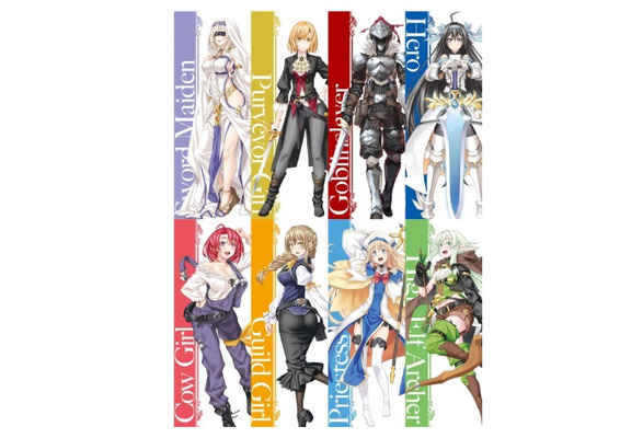 20Pcs Popular Japanese Anime Light Novel Goblin Slayer Character Cover  High-gloss Photo Paper High Quality HD Print Wall Sticker