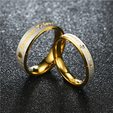 Couple Rings, finelycarvedwordring, Fashion, Love