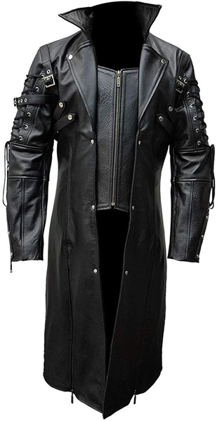 gothic leather duster