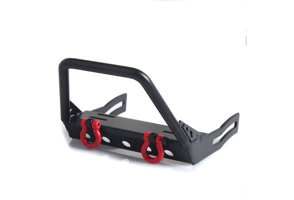 with winch mount & shackles for Axial SCX10 Steel Bumper "Narrow" Bull Bar