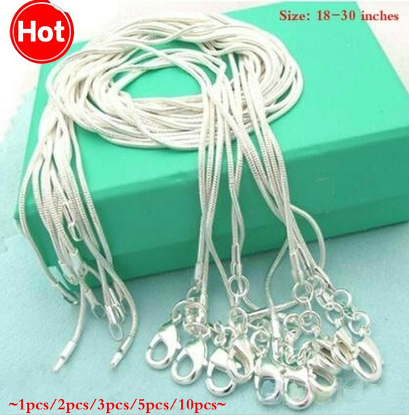 925 sterling silver necklace chain 