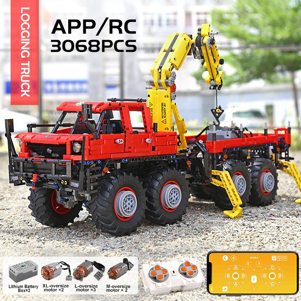 MOC-15805 Car Model The Articulated 8Ã8 Off-road remote control Truck model Set Building Block