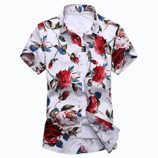 Summer, Shorts, Floral print, Shirt