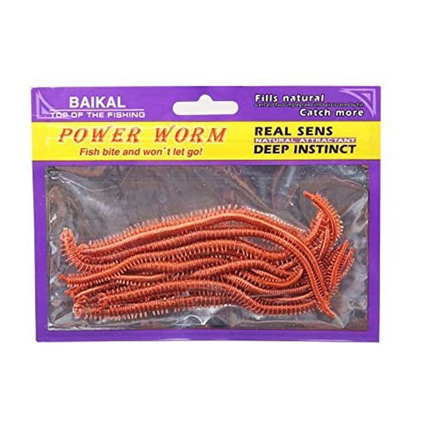 10 Pcs/pack Artificial Sea Worms 135mm Earthworm Soft Fishing