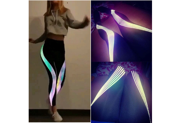 iridescent workout leggings