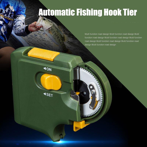 Automatic Portable Electric Fishing Hook Tier Machine Fishing Accessories  Tie Fast Fishing Hooks Line Tying Device Equipment