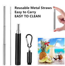 case, Steel, drinkingstraw, straw