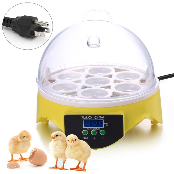 Digital Mini Hatching 7 Egg Incubator Chicken Duck Egg Incubator Egg ...