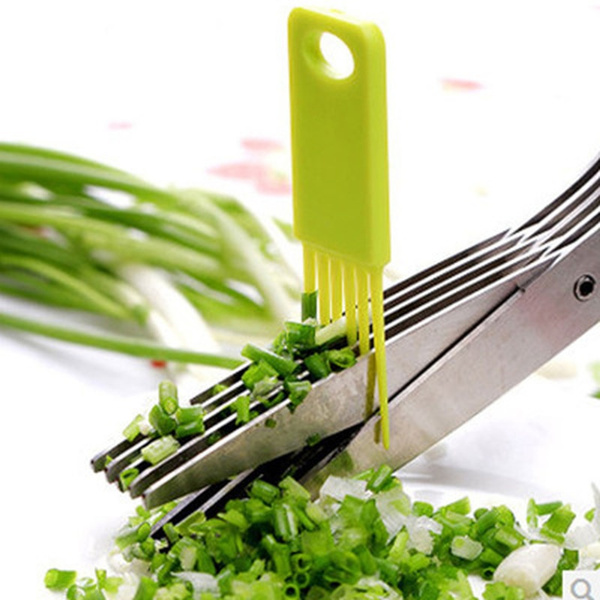 Multi-Layer Scissor Stainless Steel Kitchen Scissor Green Onion