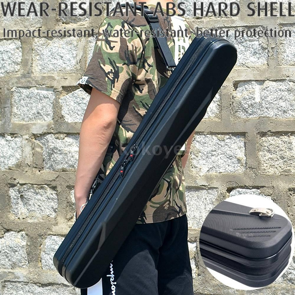 Waterproof Wear-resistant Hard Shell Bag Fishing Rod Bag, Fishing