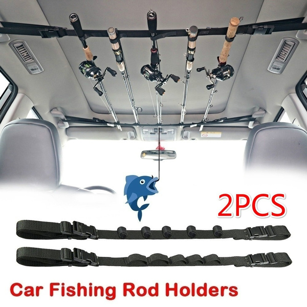 New High Quality 2PCS Car Fishing Rod Rack Car with Multi-functional ...