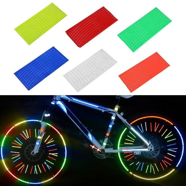 neon green bike stickers
