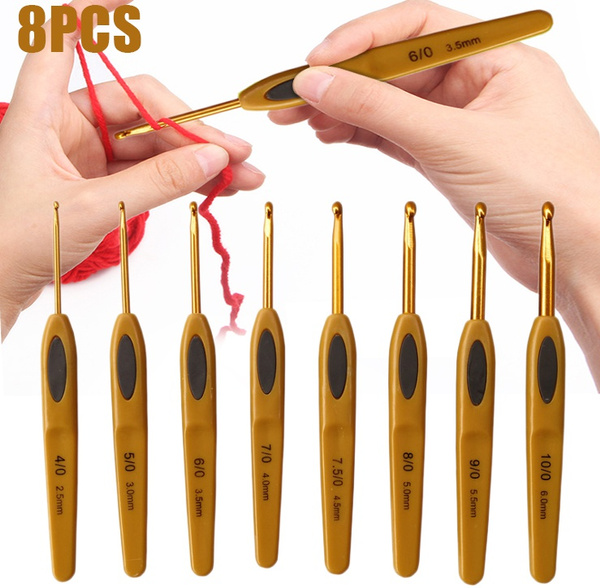 8pcs Crochet Hooks Metal Crochet Hooks Crochet Hook Sets with Case