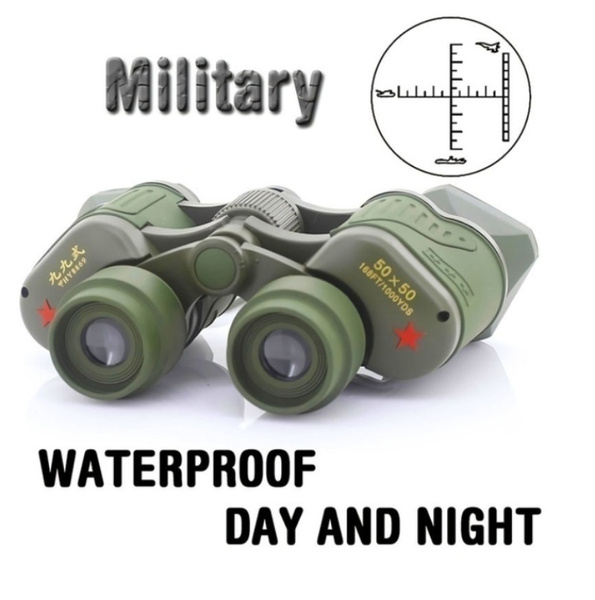 10x50 Military Binoculars With Rangefinder & Compass – Waterproof, Night Vision
