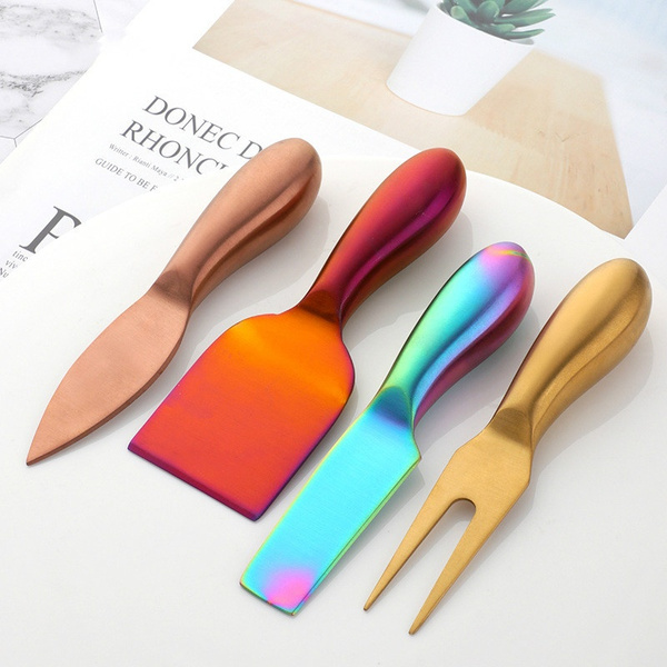 Creative Stainless Steel Cake Knife Set, Bread Cutting Knife